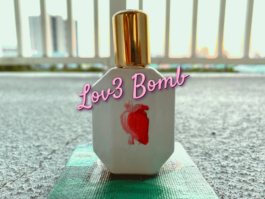 Lov3 Bomb Hand painted, autographed 1 FL OZ (Unisex fragrance)