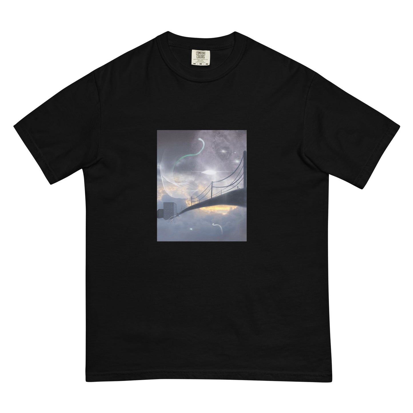 Upper realm, local, *Heightenmysoul* (Unisex garment-dyed heavyweight t-shirt)