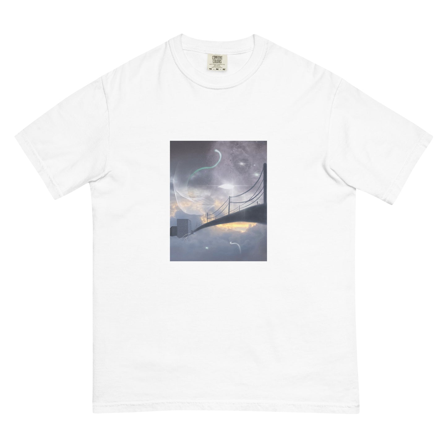 Upper realm, local, *Heightenmysoul* (Unisex garment-dyed heavyweight t-shirt)